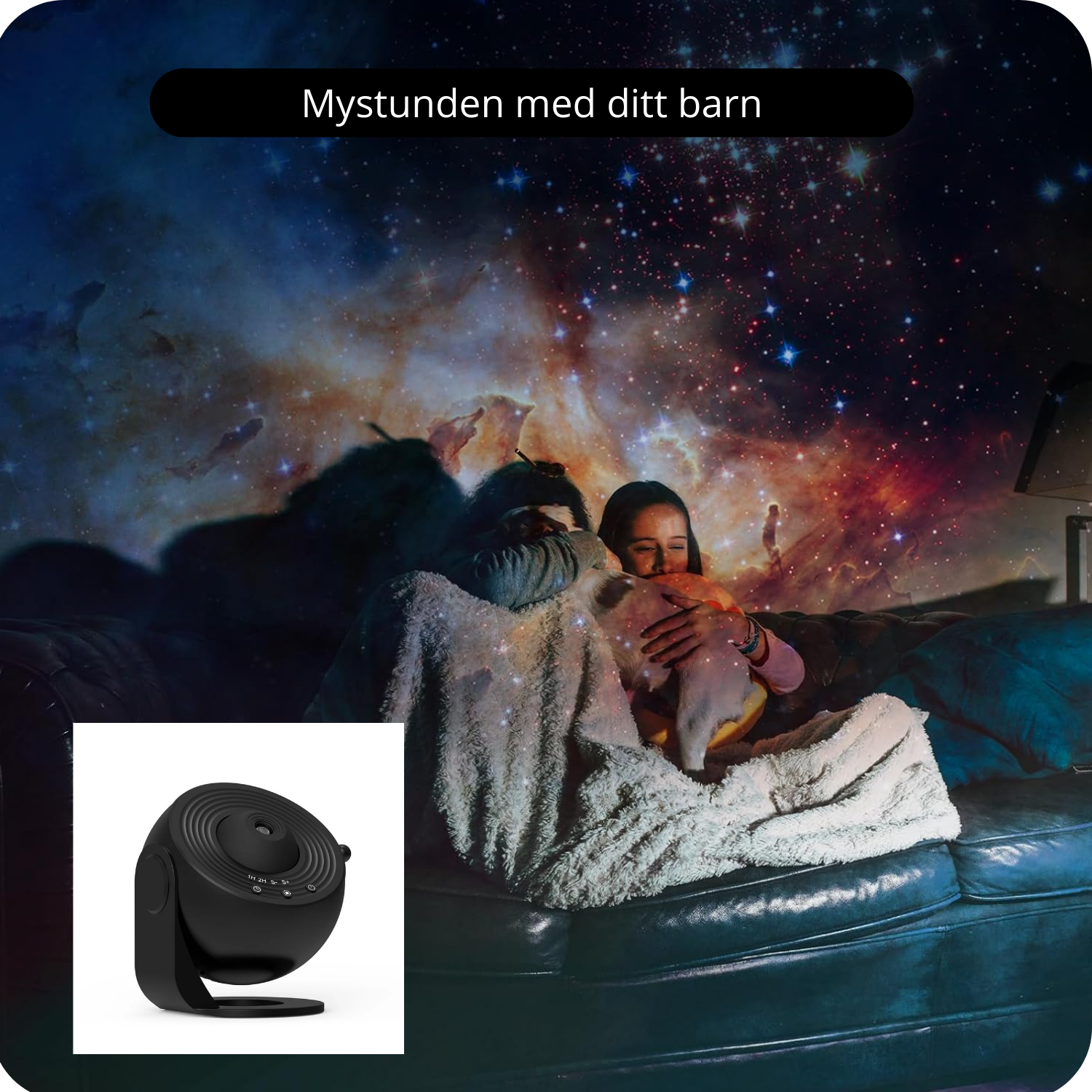 Kosmos™ Dream - Stjärnprojektorn som gör kvällsrutinen lugnare för hela familjen