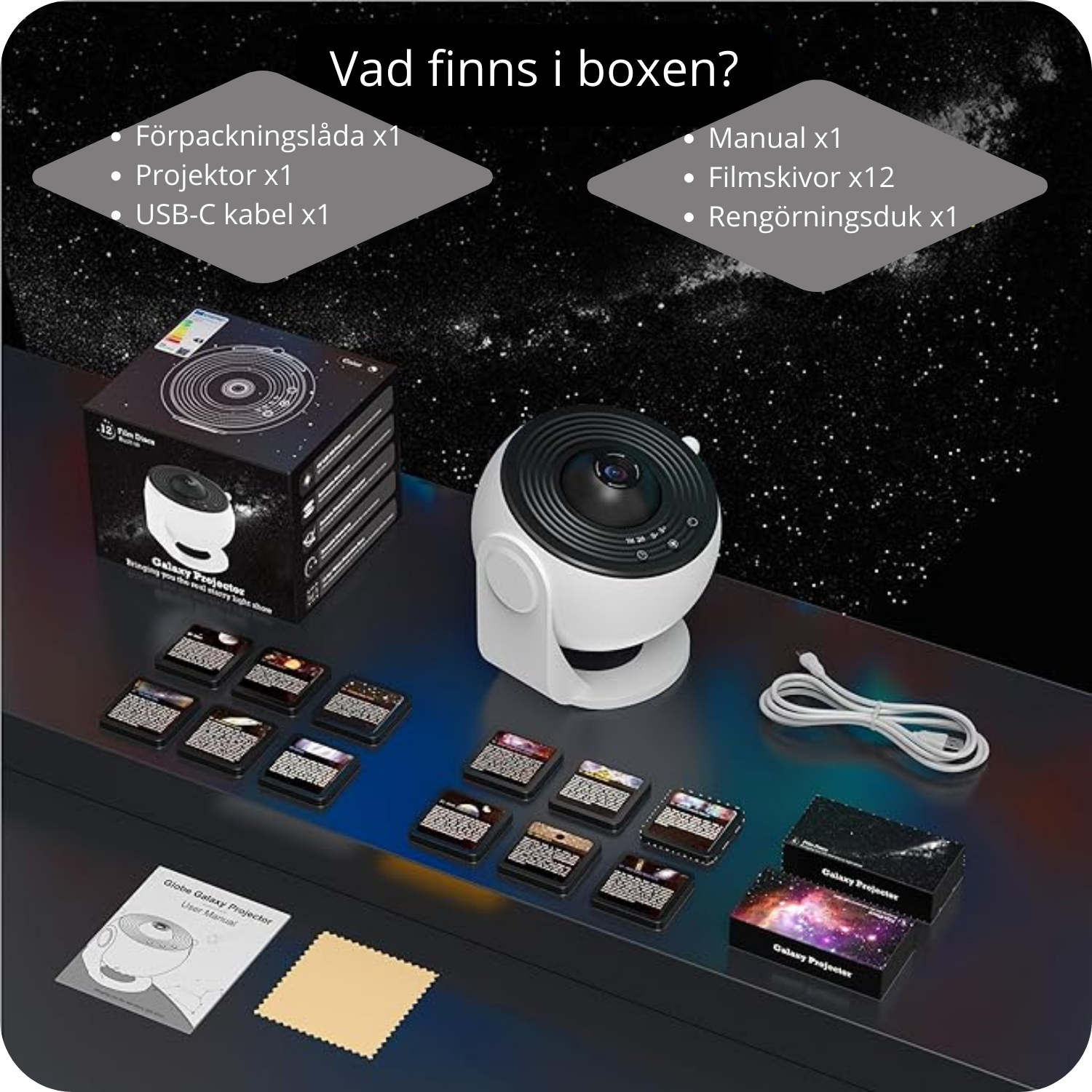 Kosmos™ Dream - Stjärnprojektorn som gör kvällsrutinen lugnare för hela familjen