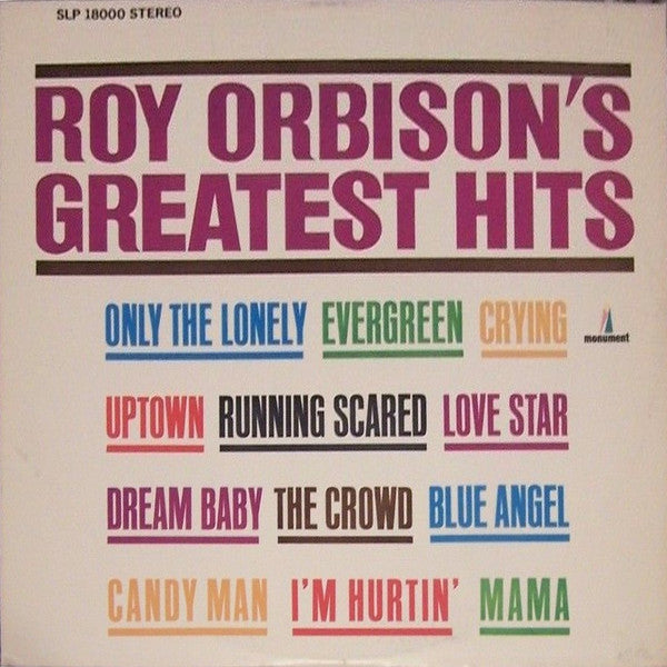 Roy Orbison – Roy Orbison's Greatest Hits